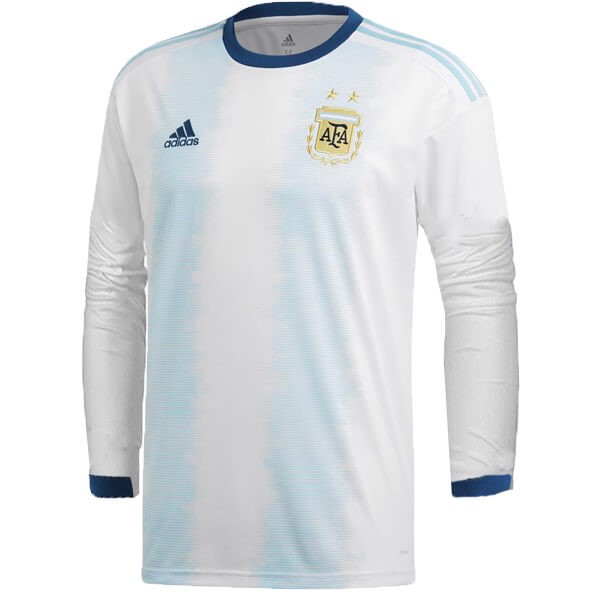 Tailandia Camiseta Argentina 1ª ML 2019 Blanco Azul